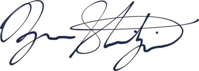 Ryan Steidinger’s signature